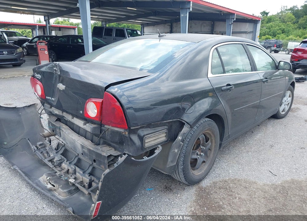 2008 CHEVROLET MALIBU LS VIN: 1G1ZG57B284293176