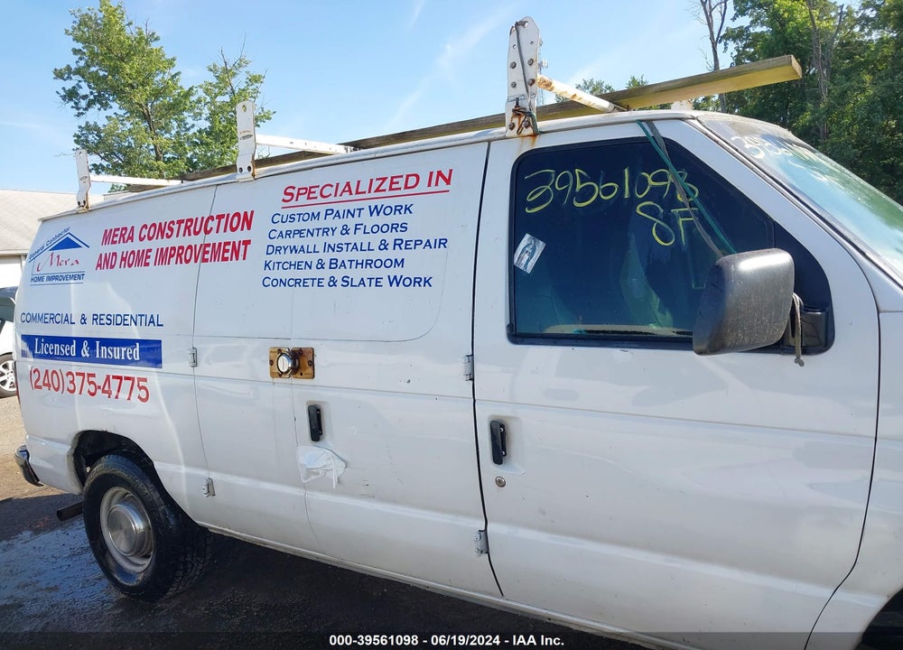 2002 FORD E-250 COMMERCIAL/RECREATIONAL VIN: 1FTNE24L72HB15707