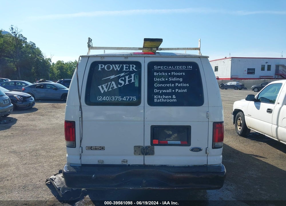 2002 FORD E-250 COMMERCIAL/RECREATIONAL VIN: 1FTNE24L72HB15707