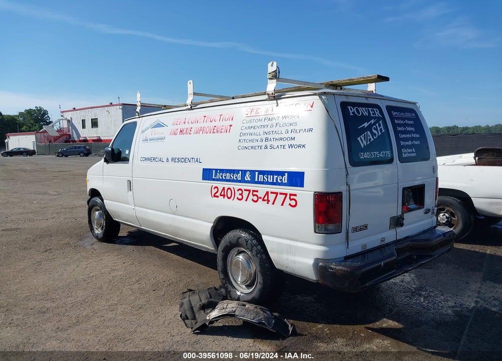 2002 FORD E-250 COMMERCIAL/RECREATIONAL VIN: 1FTNE24L72HB15707