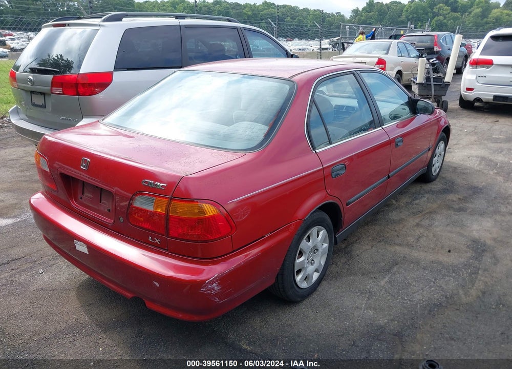 1999 HONDA CIVIC LX VIN: 1HGEJ6672XL031982