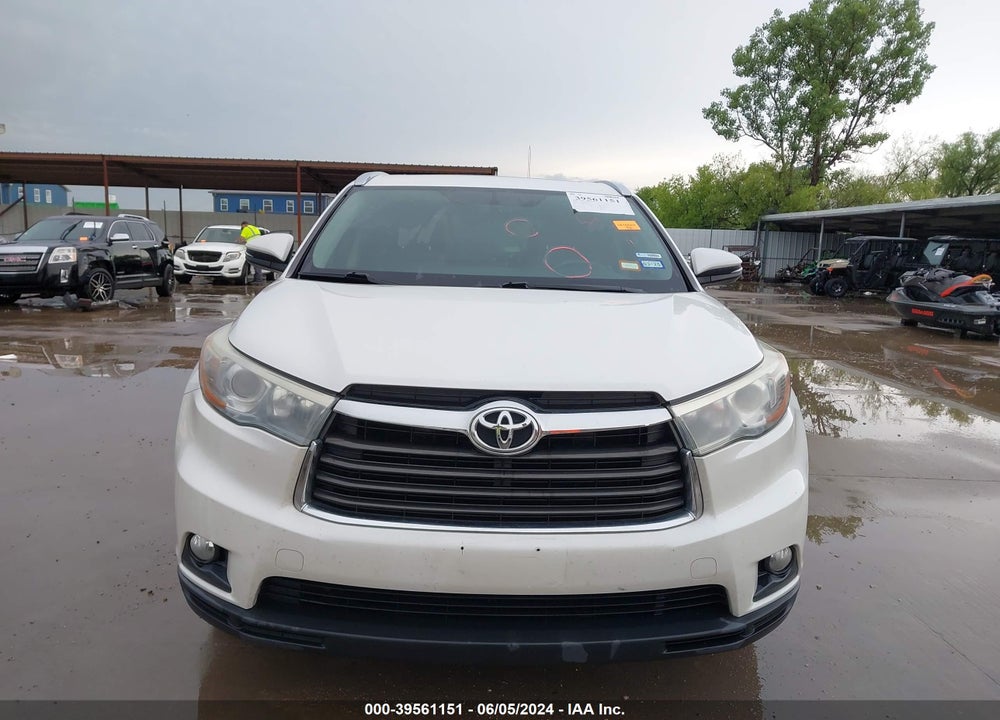 2016 TOYOTA HIGHLANDER XLE V6 VIN: 5TDKKRFH5GS135714