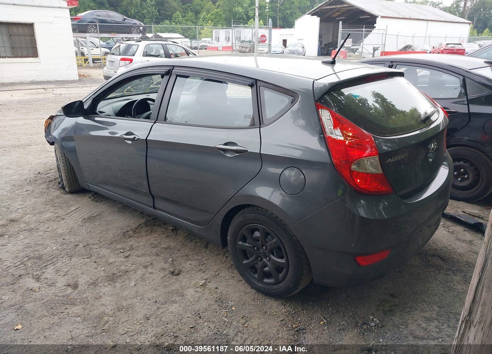 2012 HYUNDAI ACCENT GS VIN: KMHCT5AE1CU045775