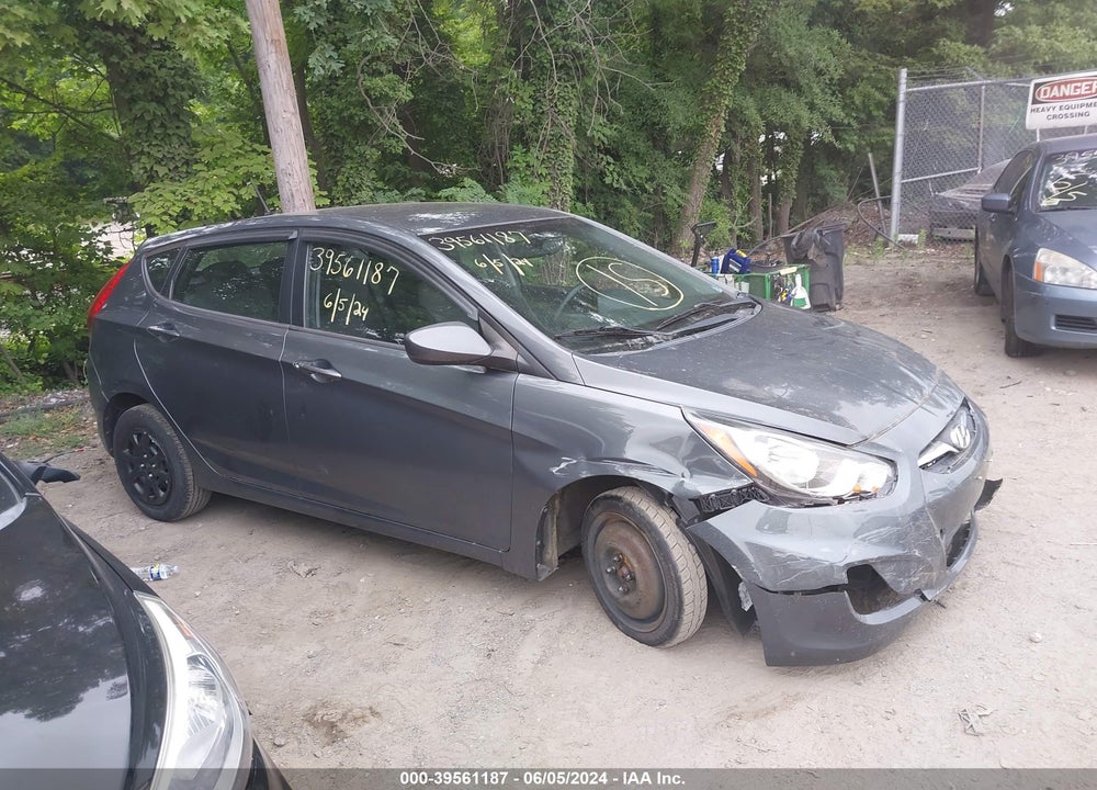 2012 HYUNDAI ACCENT GS VIN: KMHCT5AE1CU045775