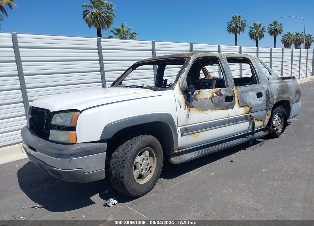 2004 CHEVROLET AVALANCHE 1500 VIN: 3GNEC12T54G139771