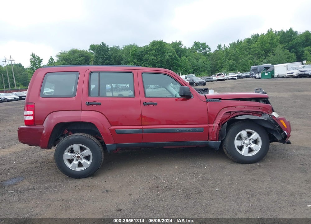 2012 JEEP LIBERTY SPORT VIN: 1C4PJMAK7CW186804