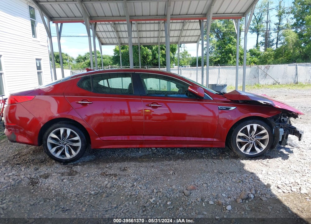 2015 KIA OPTIMA SX TURBO VIN: 5XXGR4A68FG394045