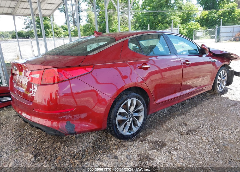 2015 KIA OPTIMA SX TURBO VIN: 5XXGR4A68FG394045