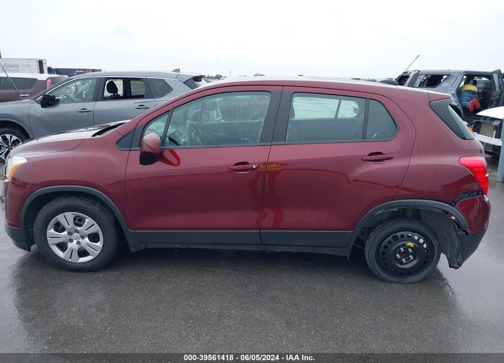 2016 CHEVROLET TRAX 1LS VIN: 3GNCJKSB2GL254396