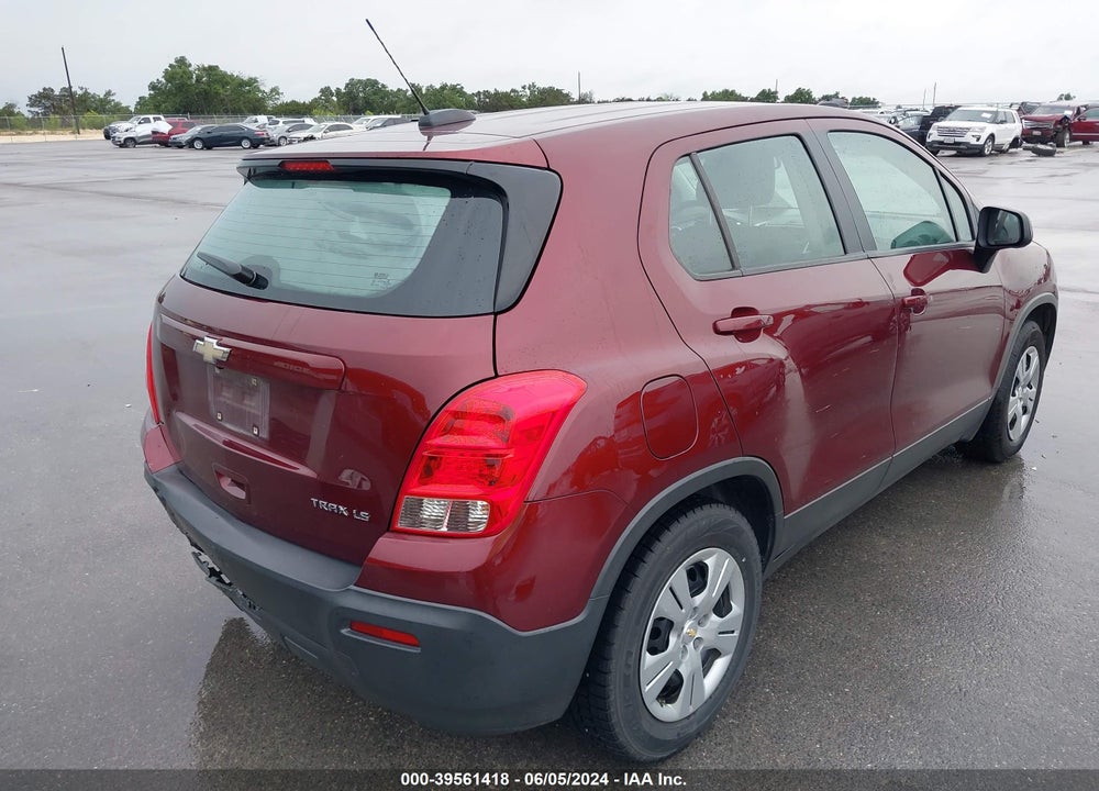 2016 CHEVROLET TRAX 1LS VIN: 3GNCJKSB2GL254396