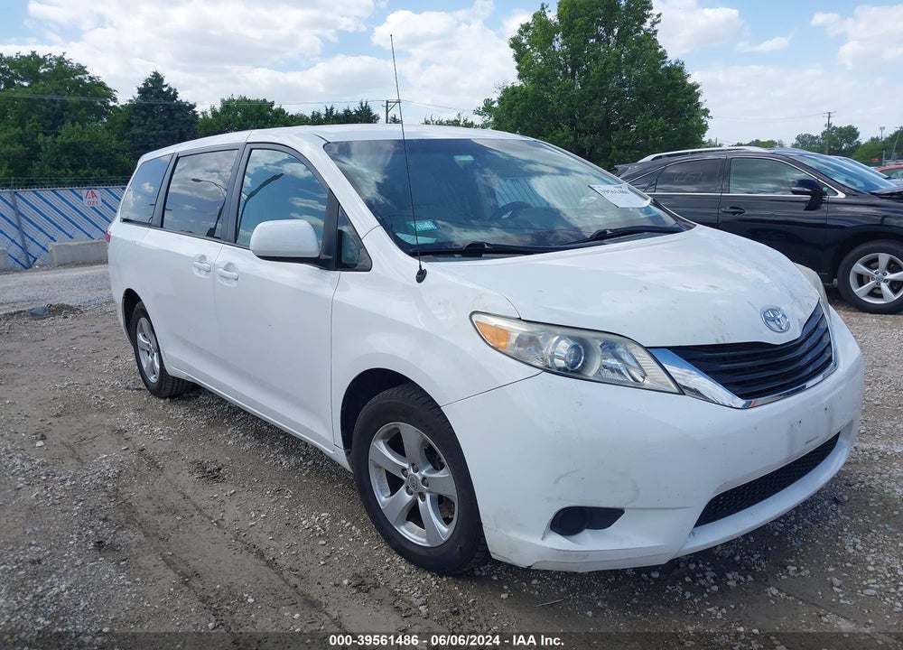 2012 TOYOTA SIENNA LE 8 PASSENGER VIN: 5TDKA3DC6CS015714
