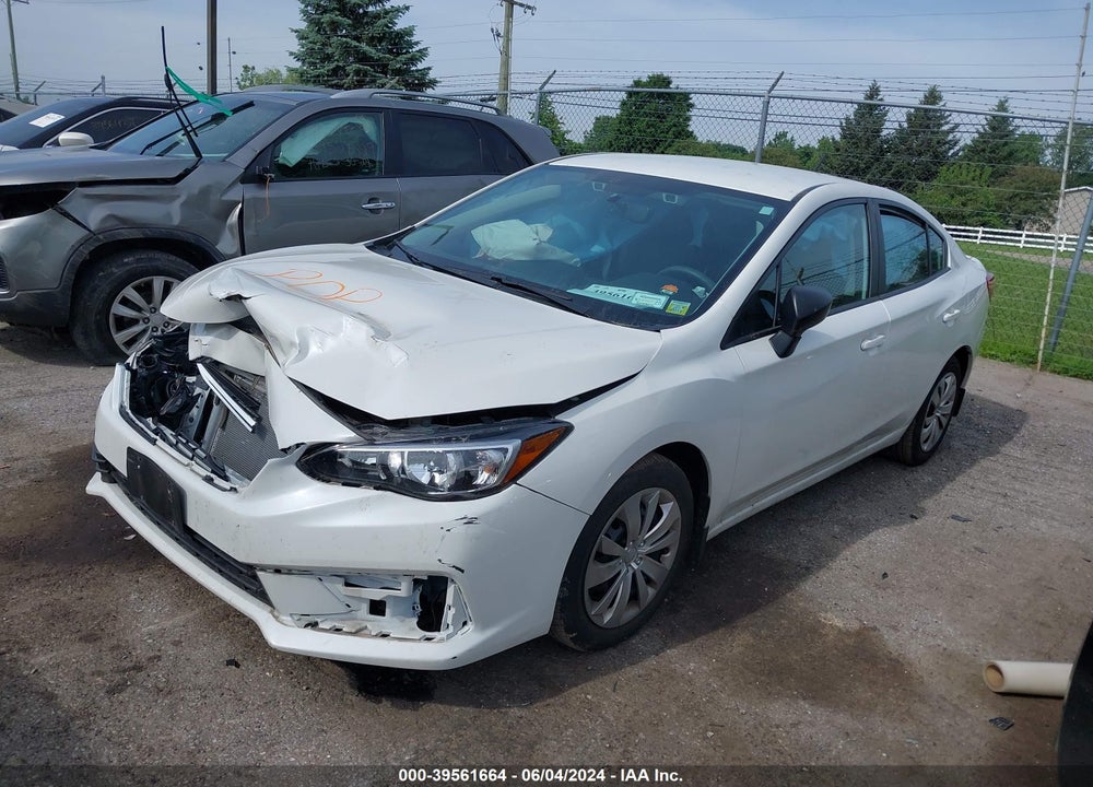 2022 SUBARU IMPREZA BASE VIN: 4S3GKAB60N3600331