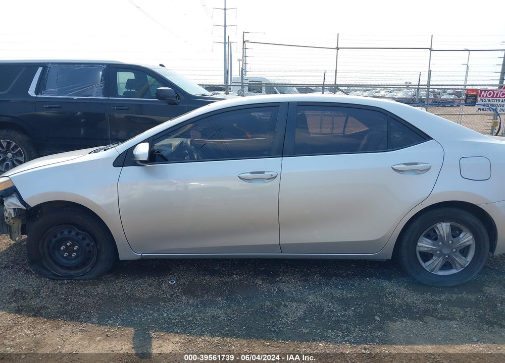 2016 TOYOTA COROLLA L VIN: 5YFBURHE8GP378729
