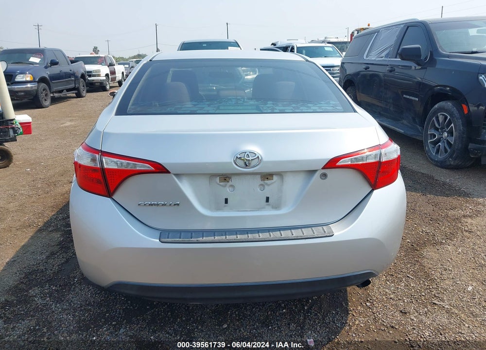 2016 TOYOTA COROLLA L VIN: 5YFBURHE8GP378729