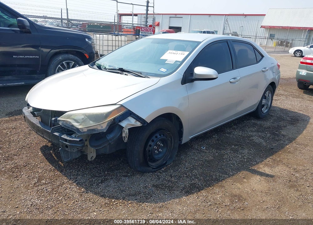 2016 TOYOTA COROLLA L VIN: 5YFBURHE8GP378729