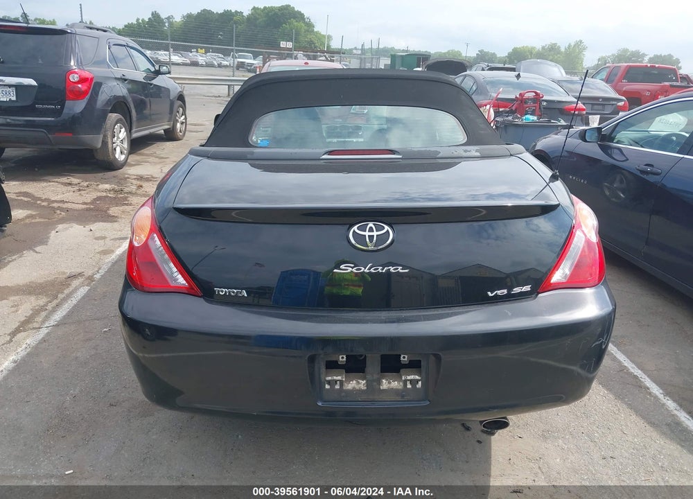 2004 TOYOTA CAMRY SOLARA SE VIN: 4T1FA38P04U039059