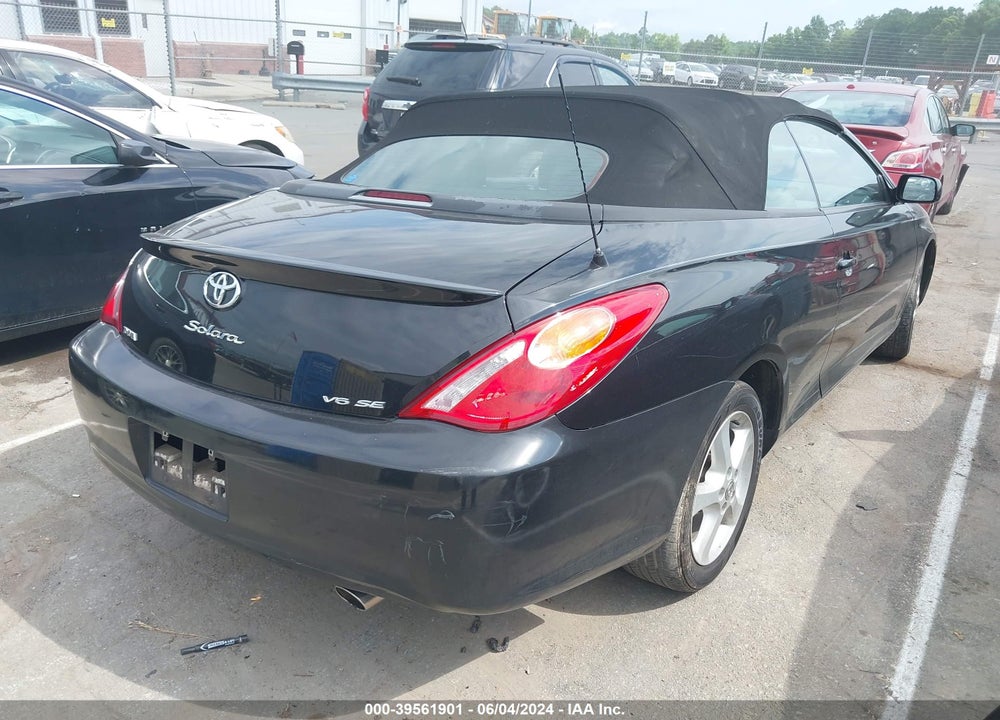 2004 TOYOTA CAMRY SOLARA SE VIN: 4T1FA38P04U039059