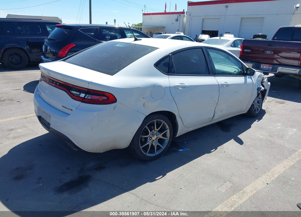 2013 DODGE DART RALLYE VIN: 1C3CDFBA3DD122803