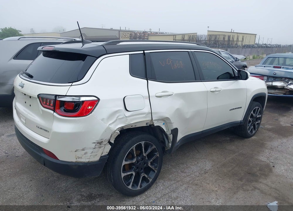 2018 JEEP COMPASS LIMITED 4X4 VIN: 3C4NJDCB5JT369268