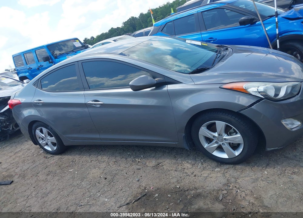 2013 HYUNDAI ELANTRA GLS VIN: 5NPDH4AE7DH348866