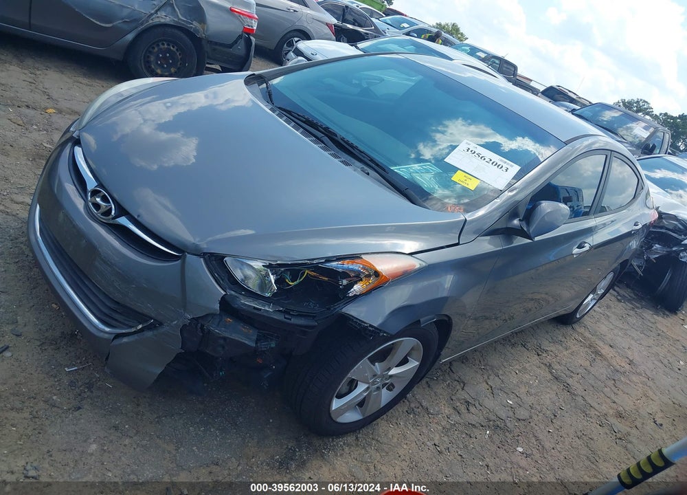 2013 HYUNDAI ELANTRA GLS VIN: 5NPDH4AE7DH348866