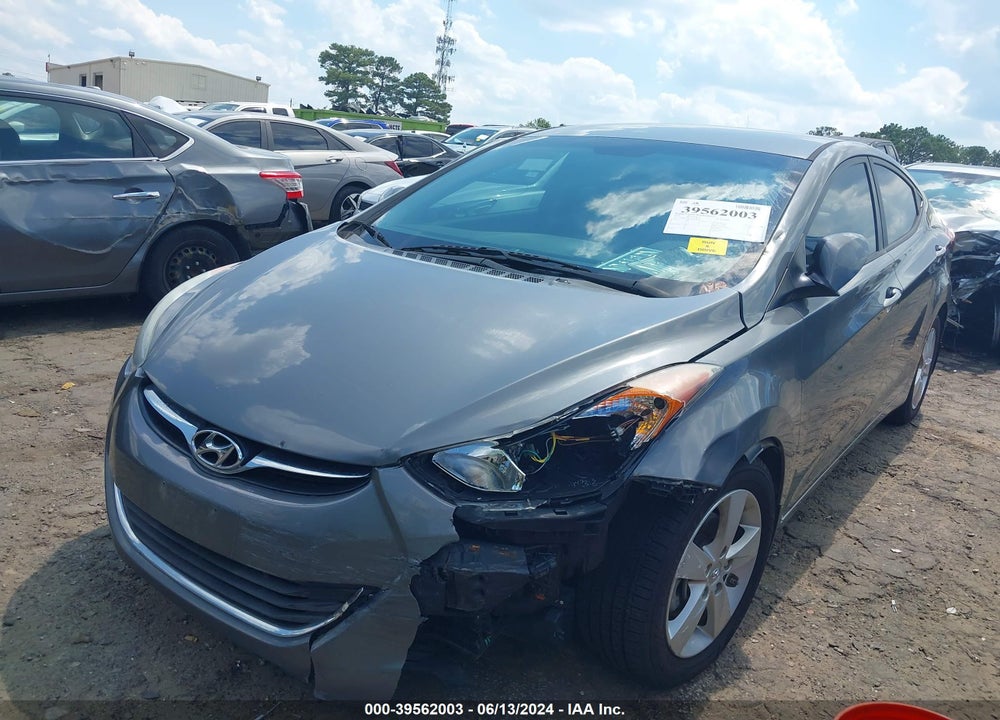 2013 HYUNDAI ELANTRA GLS VIN: 5NPDH4AE7DH348866
