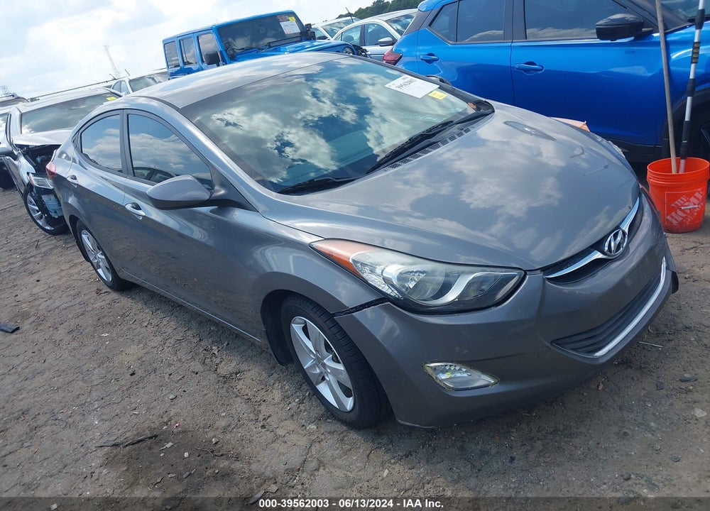 2013 HYUNDAI ELANTRA GLS VIN: 5NPDH4AE7DH348866