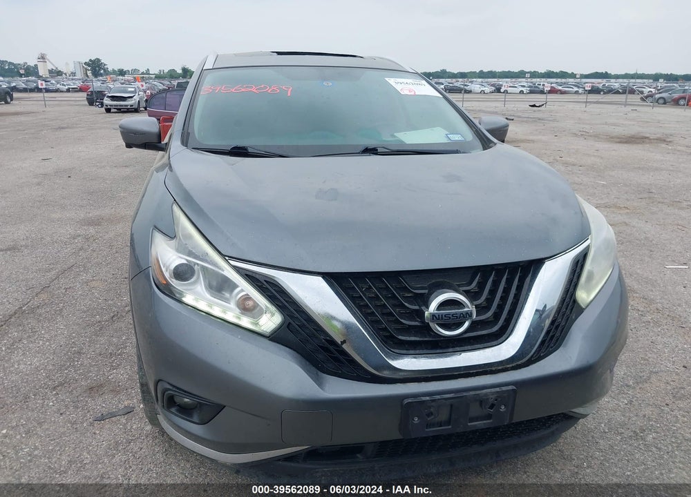 2017 NISSAN MURANO PLATINUM VIN: 5N1AZ2MG1HN112443
