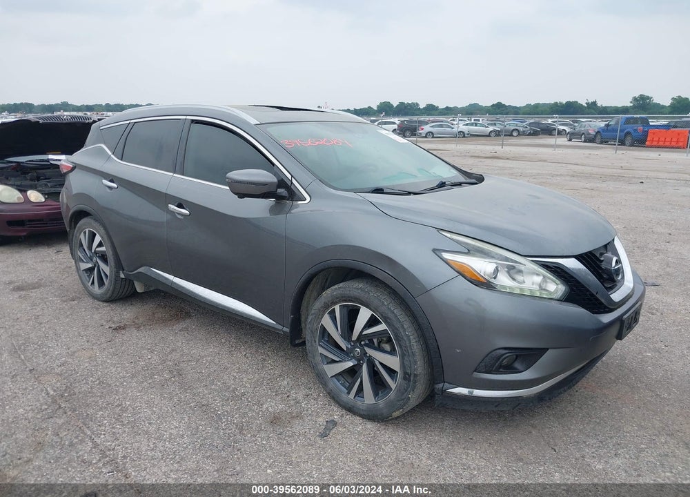 2017 NISSAN MURANO PLATINUM VIN: 5N1AZ2MG1HN112443