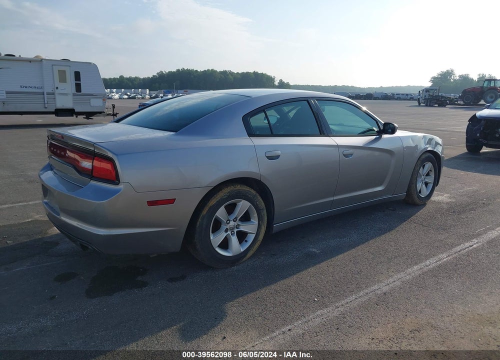 2013 DODGE CHARGER SE VIN: 2C3CDXBG2DH624473