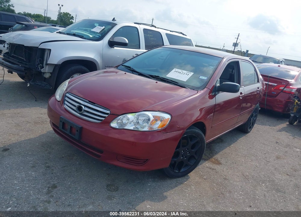 2003 TOYOTA COROLLA CE VIN: 2T1BR32E93C163877