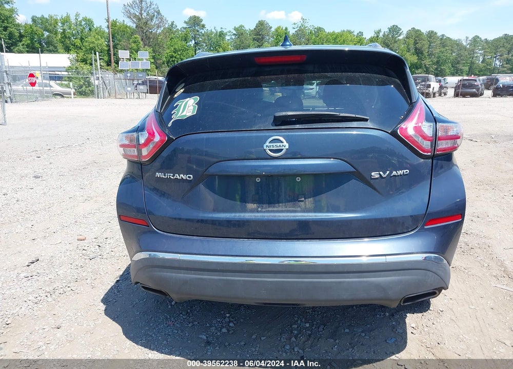 2018 NISSAN MURANO SV VIN: 5N1AZ2MH1JN103014