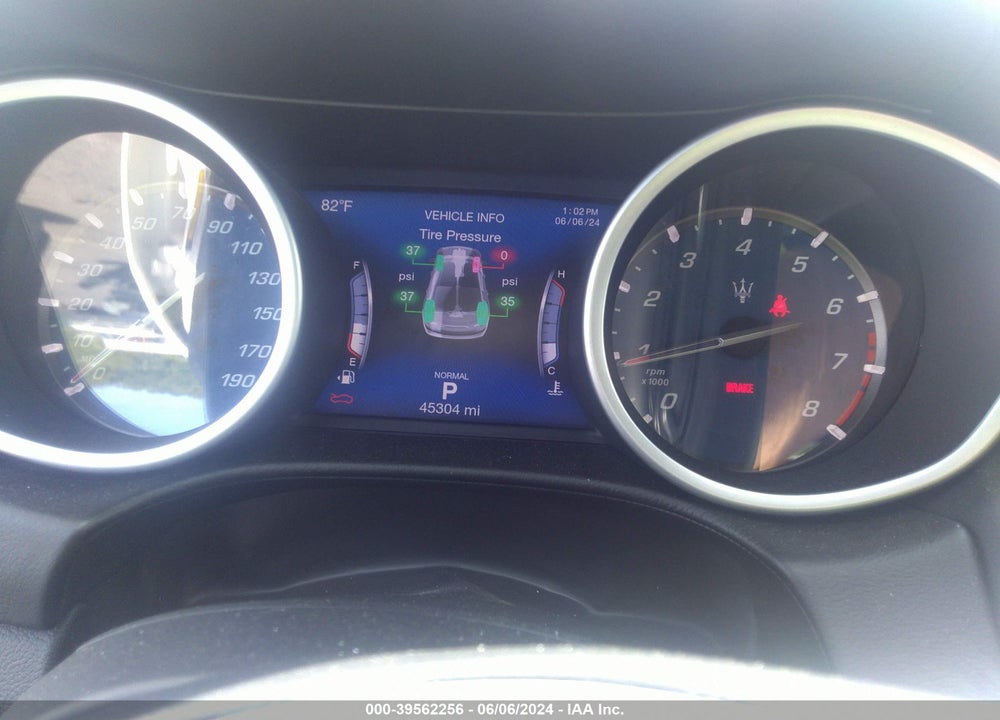 2019 MASERATI GHIBLI S Q4 VIN: ZAM57YTA7K1329663