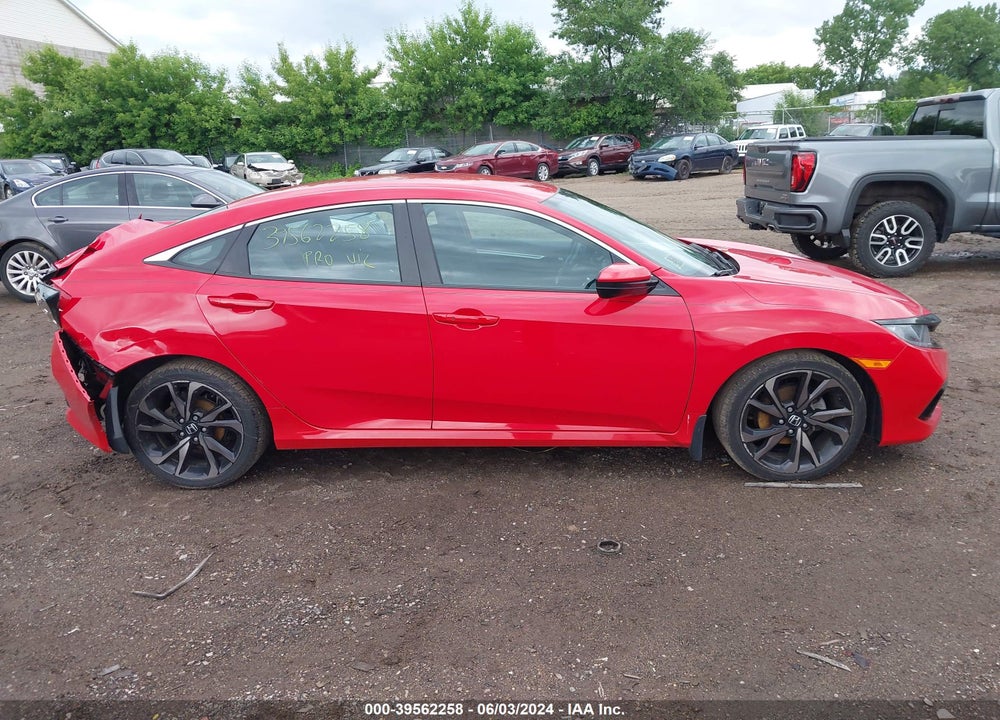 2021 HONDA CIVIC SPORT VIN: 2HGFC2F85MH501950