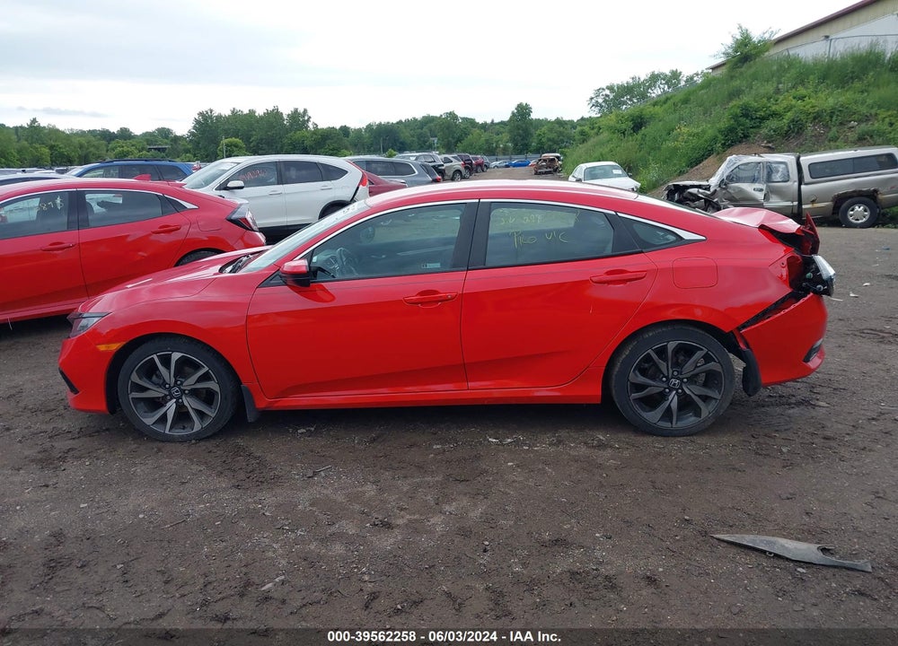 2021 HONDA CIVIC SPORT VIN: 2HGFC2F85MH501950