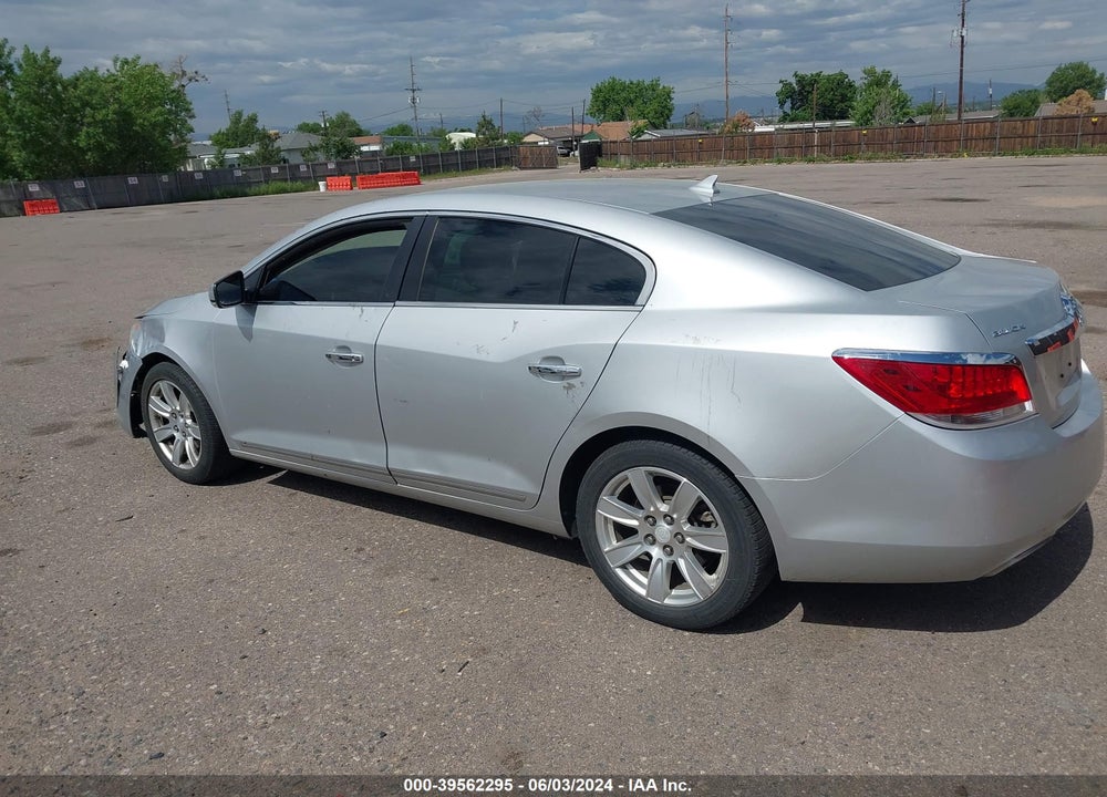 2012 BUICK LACROSSE LEATHER GROUP VIN: 1G4GC5E33CF168623