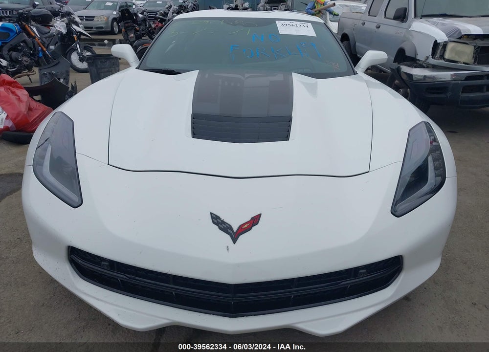 2019 CHEVROLET CORVETTE STINGRAY Z51 VIN: 1G1YL2D74K5117074