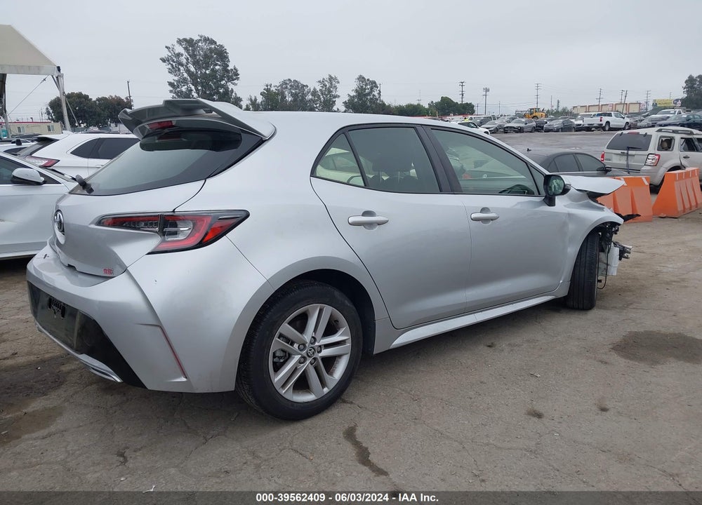 2019 TOYOTA COROLLA SE VIN: JTNK4RBE0K3033300