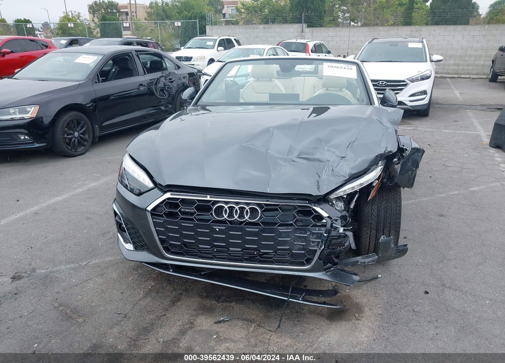 2024 AUDI A5 CABRIOLET PREMIUM PLUS 45 TFSI S LINE QUATTRO S TRONIC VIN: WAU4AGF53RN006155