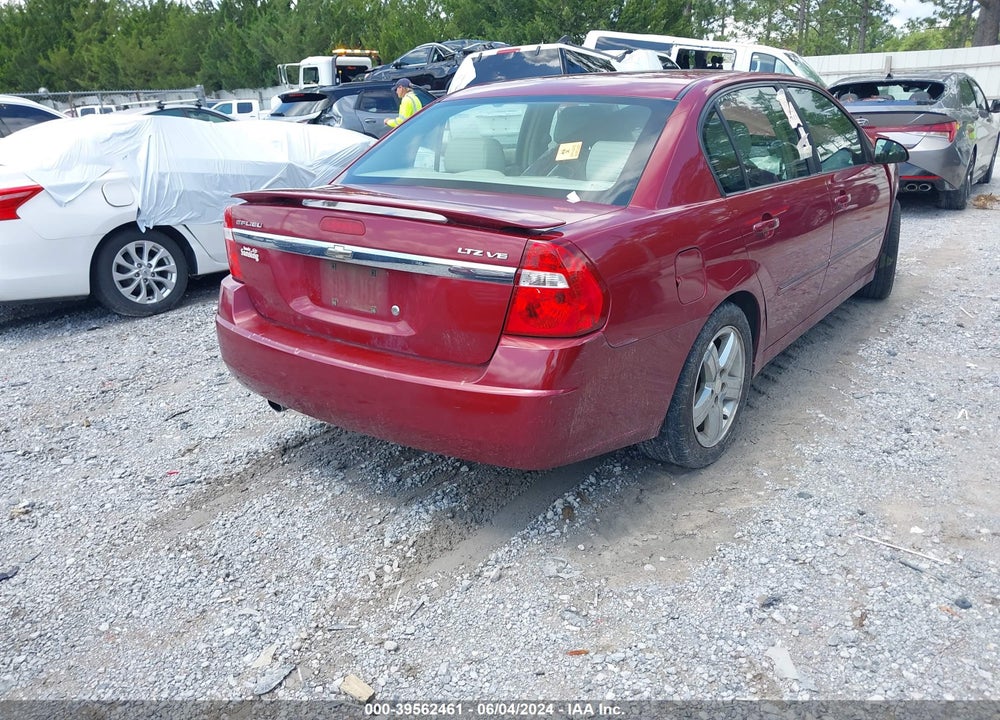 2006 CHEVROLET MALIBU LTZ VIN: 1G1ZU53826F184513