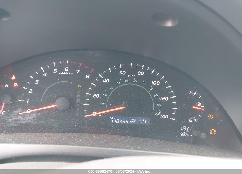 2009 TOYOTA CAMRY LE VIN: 4T4BE46K89R131100