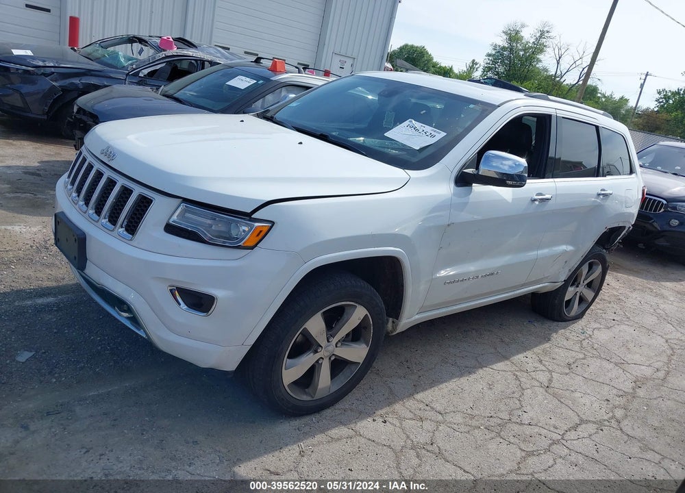 2016 JEEP GRAND CHEROKEE OVERLAND VIN: 1C4RJFCG9GC337582