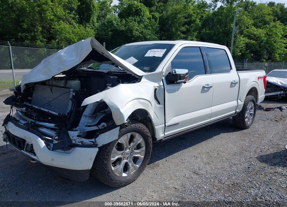2022 FORD F-150 PLATINUM VIN: 1FTFW1ED6NFB76324
