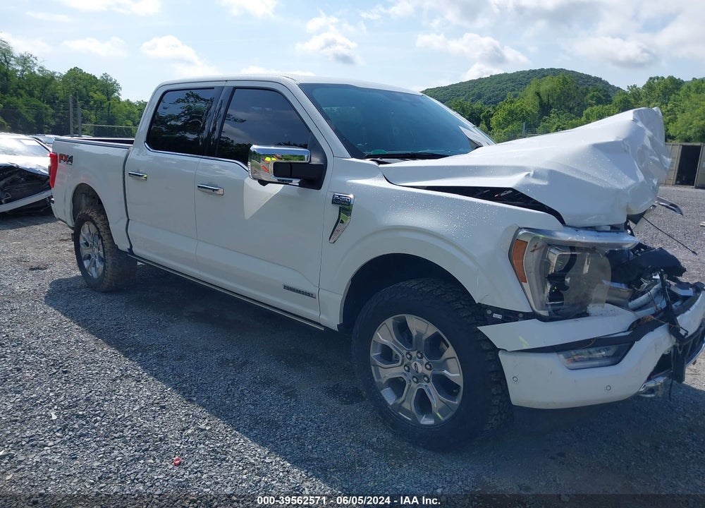 2022 FORD F-150 PLATINUM VIN: 1FTFW1ED6NFB76324