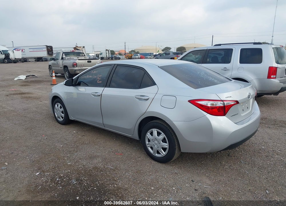 2015 TOYOTA COROLLA L VIN: 5YFBURHEXFP224425