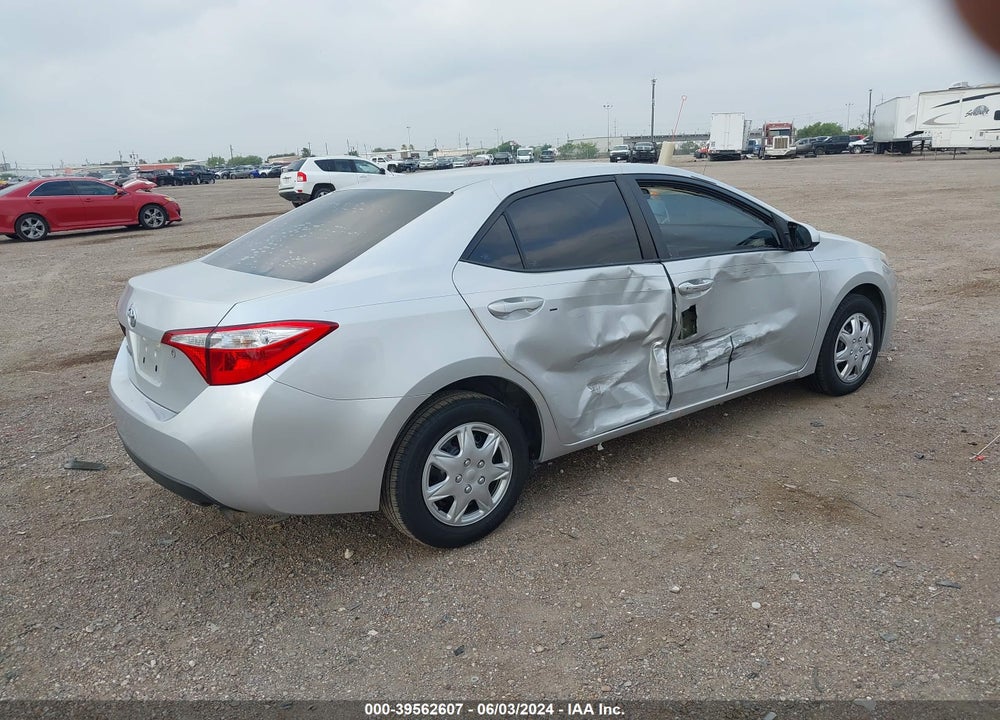 2015 TOYOTA COROLLA L VIN: 5YFBURHEXFP224425