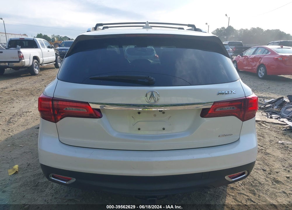 2014 ACURA MDX VIN: 5FRYD4H21EB007020