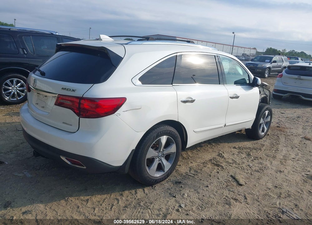 2014 ACURA MDX VIN: 5FRYD4H21EB007020