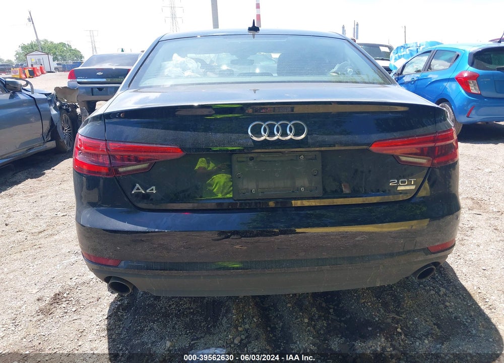 2017 AUDI A4 2.0T ULTRA PREMIUM VIN: WAUGMAF43HN069845