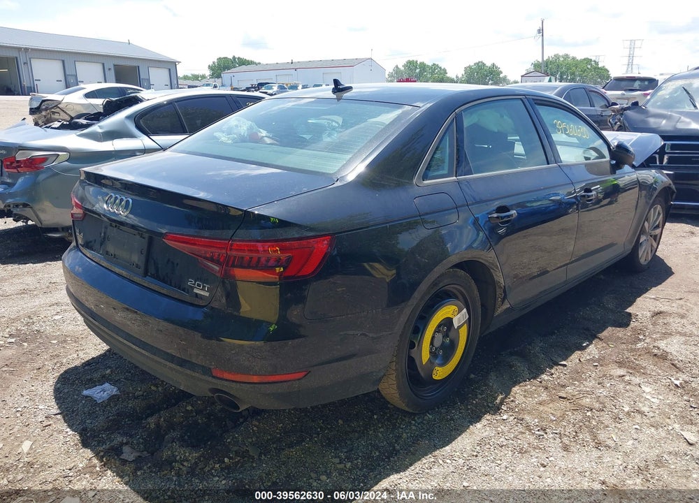 2017 AUDI A4 2.0T ULTRA PREMIUM VIN: WAUGMAF43HN069845